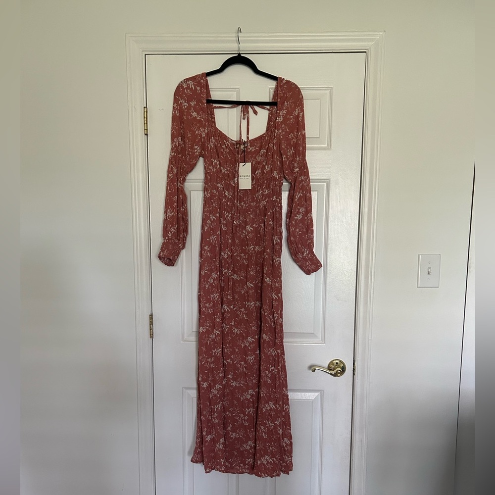 NWT Promesa Floral Long Sleeve Maxi Dress